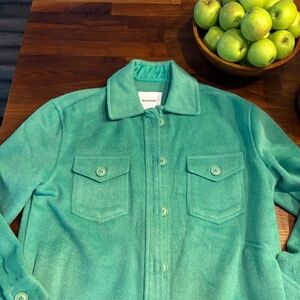 Green Shacket by Bluenotes